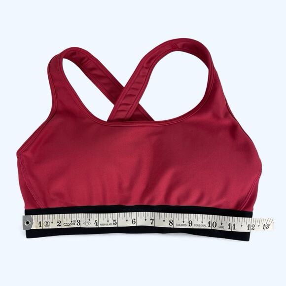 Under Armour Mid Compression Sports Bra Pink size Medium - Picture 3 of 4